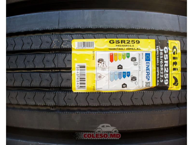 Anvelope Giti GSR259 385/65 R22.5 20pr 164(160)K(L) M+S 4B axa față