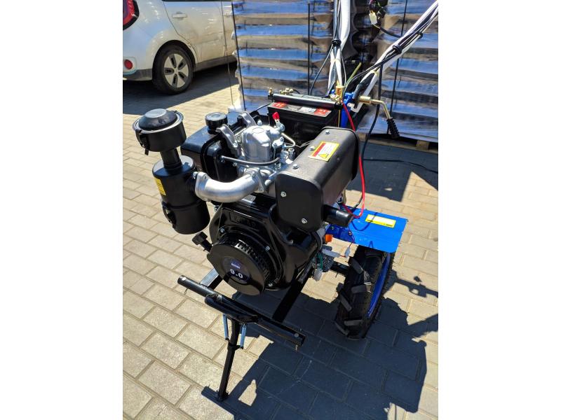 Motoblock Bizon DTZ575D 7 CP diesel, demaror manual + tăietor.