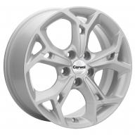 Диск  17  5х114,3  7J  d-67,1  ET48,5  Carwel Синтур KH1702 (Sportage) серебрист (Арт.95942)