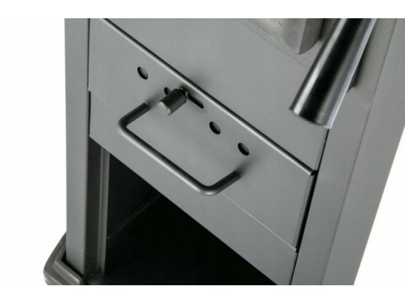 Чугунная печь буржуйка BLIST Ekonomik Lux 7 kW серая