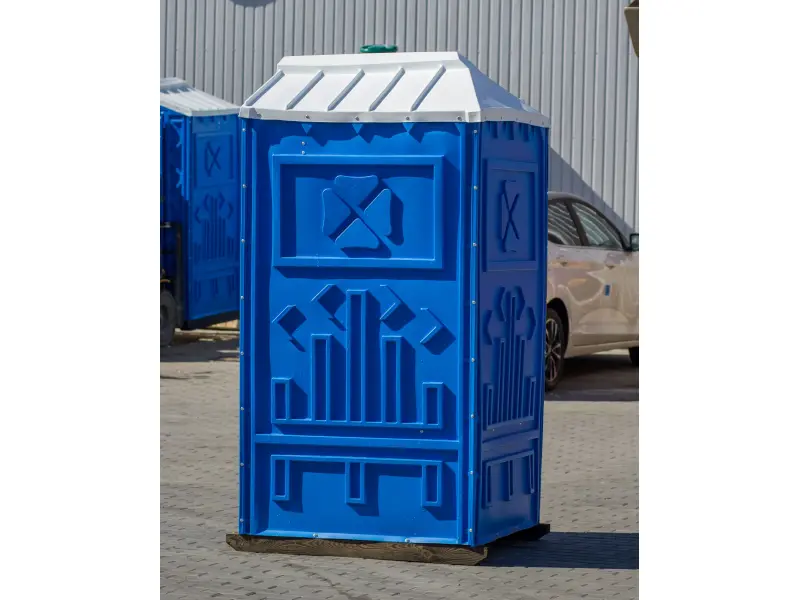 Cabină de toaletă din plastic pentru toaletă, palet din plastic