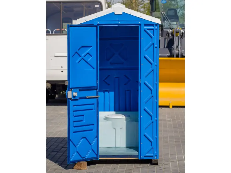 Cabină de toaletă din plastic pentru toaletă, palet din plastic