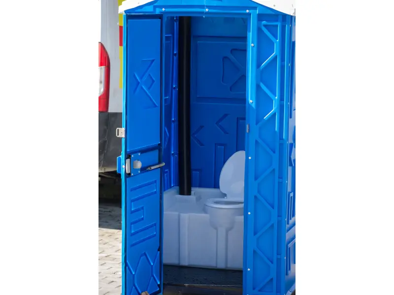Cabină de toaletă din plastic pentru toaletă, palet din plastic