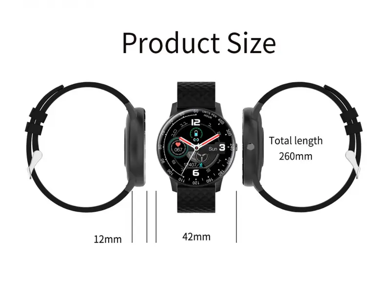 Ceas smart SKMEI H30-BKBK negru