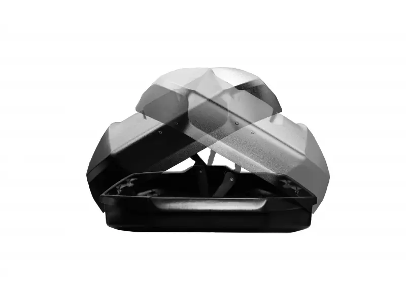 Boxa LUX TAVR 197 negru lucios 520L cu dubla deschidere