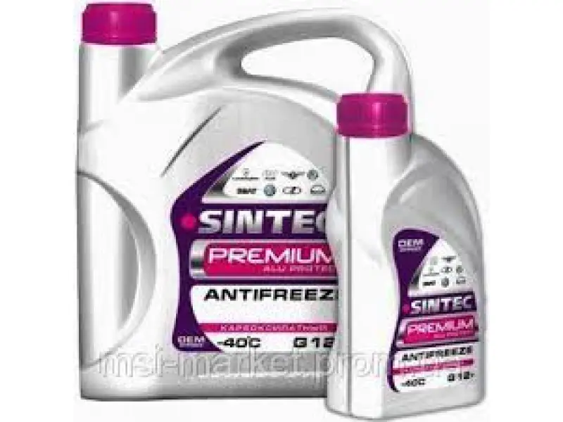 Antifreeze Sintec "PREMIUM" G12+ -40C (малиновый) 1кг