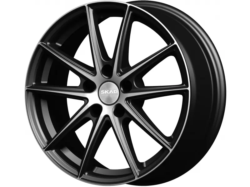 Диск  17  5x114,3  7,0J  d-67,1  ET35   СКАД Амстердам  алмаз,3130005
