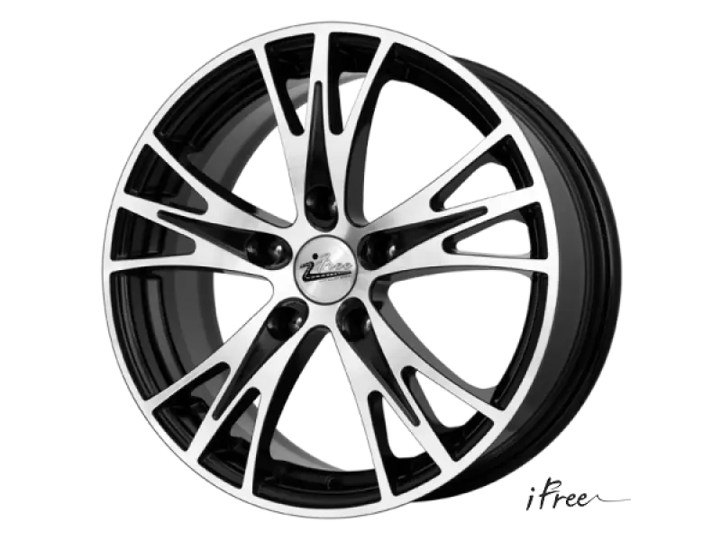 Discuri 16  5x114,3  7,0J  d-67,1  ET45  iFree Treiser (КС481)  Blak Djak,  186811