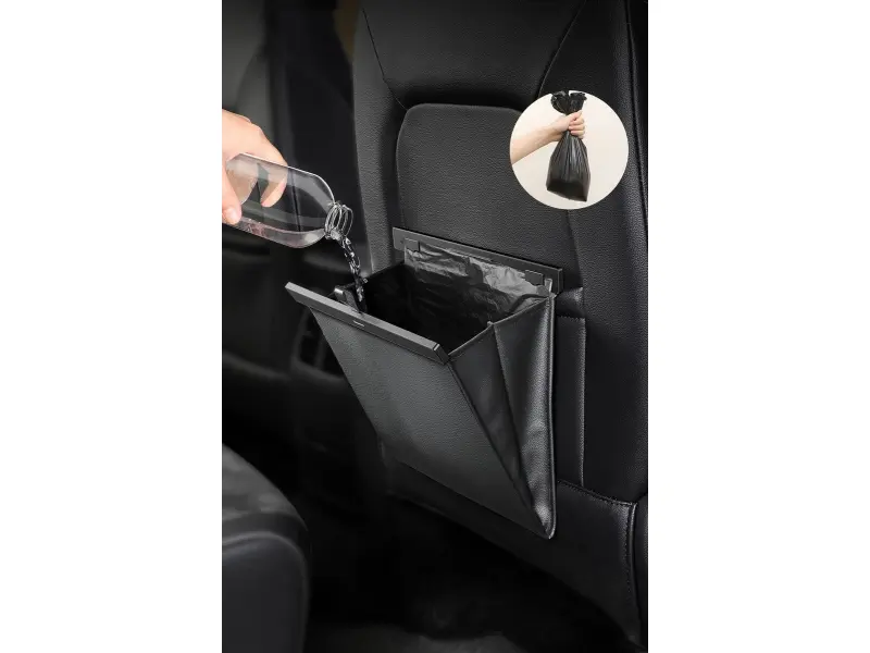 Coș de gunoi mare Baseus pentru bancheta din spate a mașinilor CRLJD-A01 negru