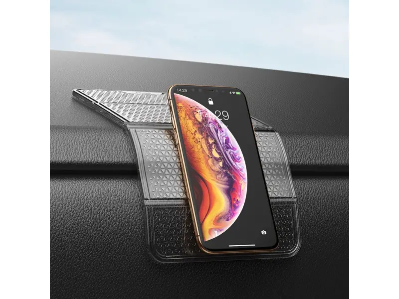 Suport auto pliabil pentru bord din silicon Baseus SUWNT-02 transparent
