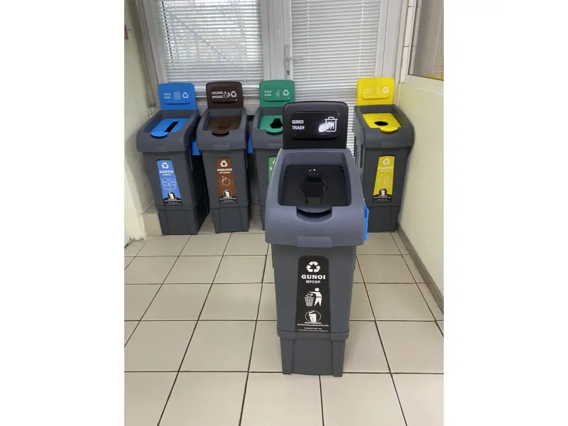 Coș pentru gunoi nesortat 80L 