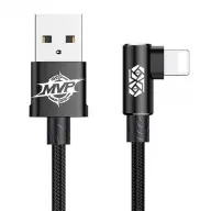 Cablu USB Baseus MVP Elbow Type For IP 1.5A 2M negru CALMVP-A01
