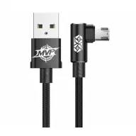 Cablu USB Baseus MVP Elbow Type For Micro 2A 1M negru CAMMVP-A01