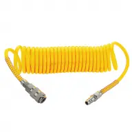 Furtun de aer spiralat M16 galben 6m PPN013
