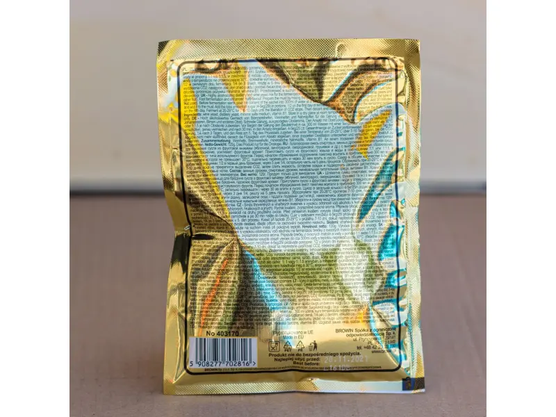 Drojdie pentru grappa, 120 gr