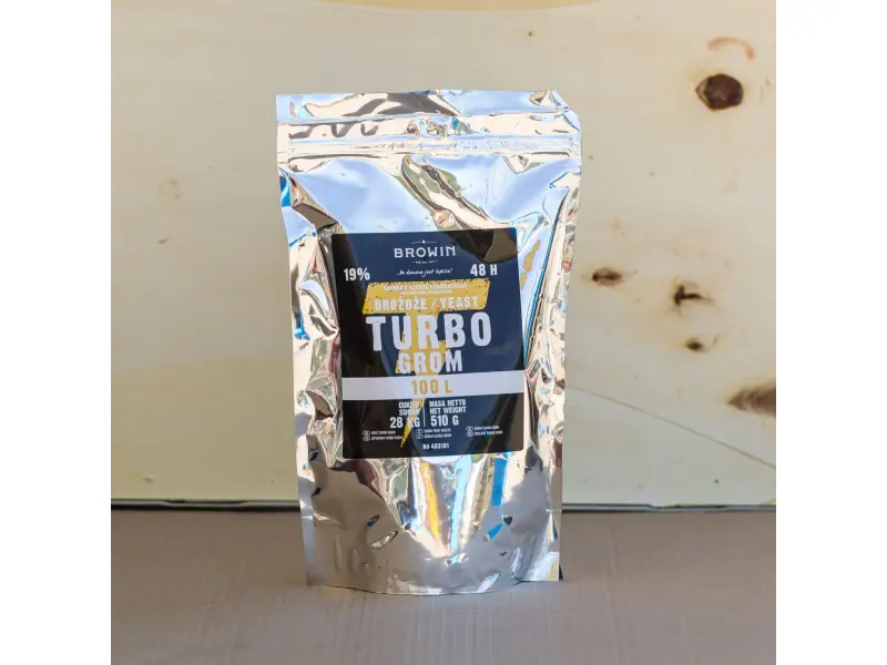 Дрожжи спиртовые Turbo Grom 48h , 510g
