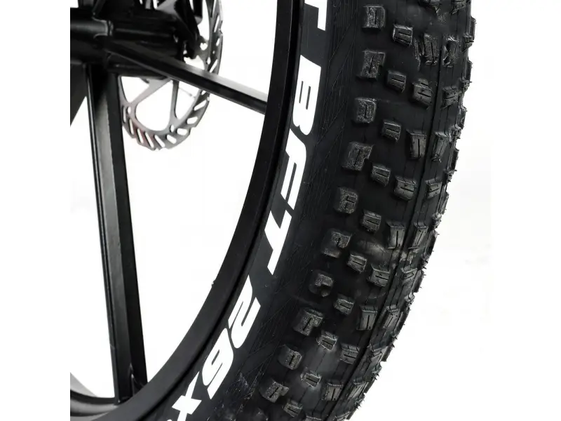 Bicicletă electrică NAKTO Direwolf 350 W, 48V10ah Baterie litiu, cutie de viteze-6 26 * 4.0 Fat Tire B