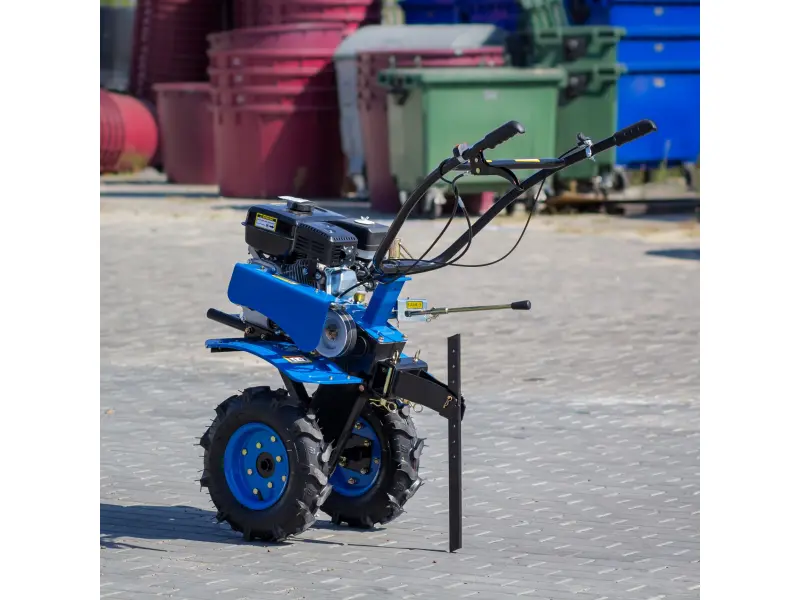 Motocultor Bizon DTZ470B 7 CP benzină, pormire manuala + freză. Lățimea de cultivare - 720 mm