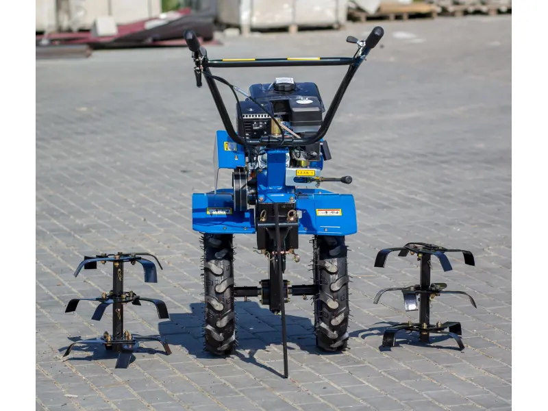 Motocultor Bizon DTZ470B 7 CP benzină, pormire manuala + freză. Lățimea de cultivare - 720 mm