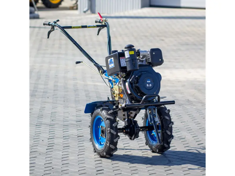 Motocultor Bizon DTZ585D 9 CP diesel, demaror manual + freză. Lățimea de cultivare - 1160 mm