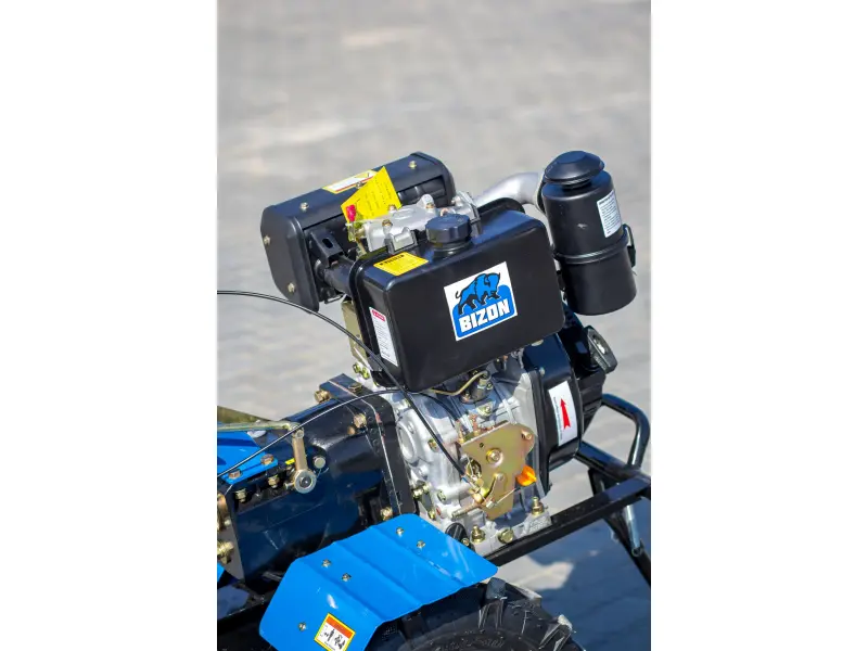 Motocultor Bizon DTZ585D 9 CP diesel, demaror manual + freză. Lățimea de cultivare - 1160 mm