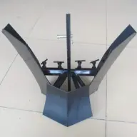 Плуг одиночный для мотоблокa Bizon
