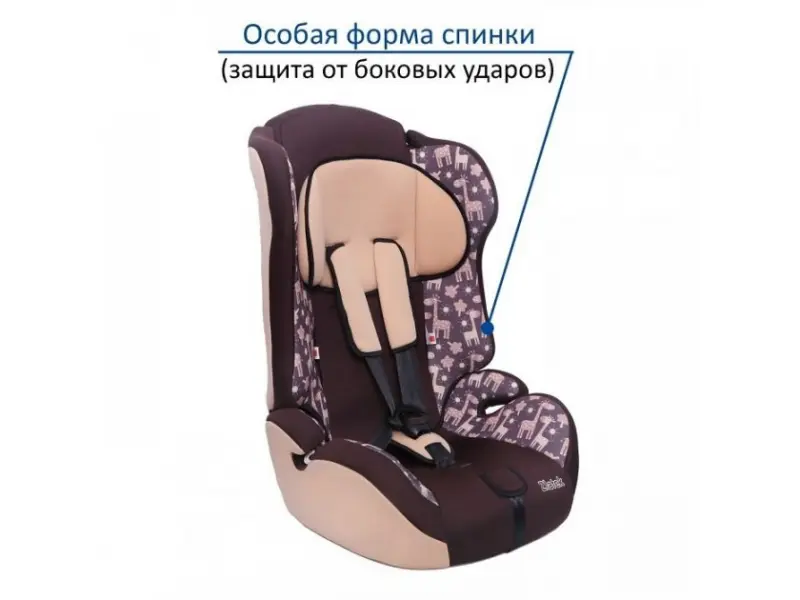 Scaun auto ZLATEK "Atlantic", girafa Atlantic, 9-36 kg, 1-12 ani