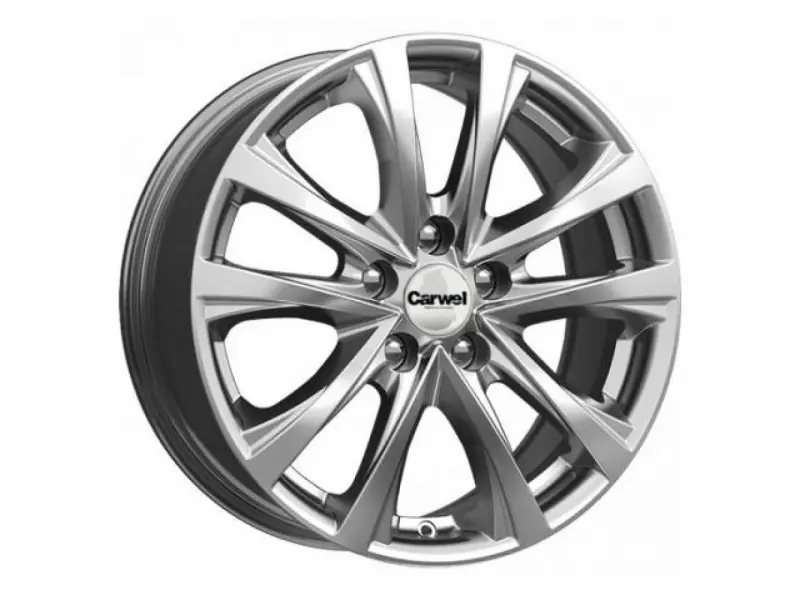 Диски 17 5x114,3 7,0J d=66,1 ET45 Carwel Касли 167 (X-Trail) silver, 33809