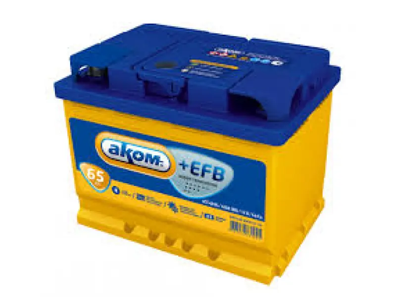 12V 65 Ah AKOM EFB+ (taxi)						