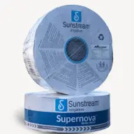 Капельная лента эмитерная Sunstream Supernova 16 мм, 6 мил, 15 см шаг 0,8 LPH (бухта 2200м)