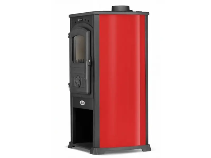 Sobe din fonta  BLIST Zar 8 kW rosie