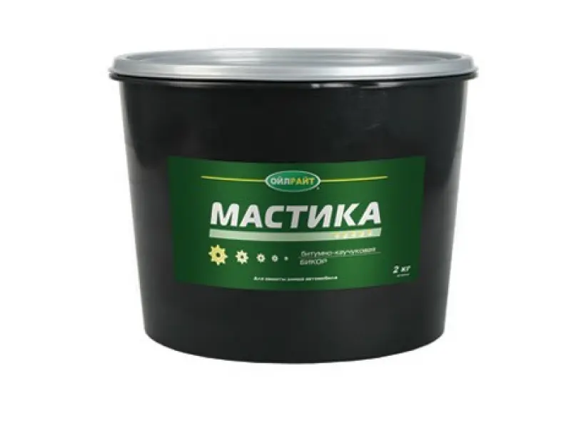 Мастика резинобитумная Oilright БИКОР 2 кг