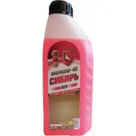 Антифриз Сибирь красный -40C 10кг											